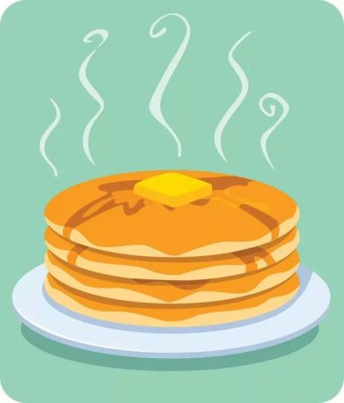 Нарисовать блины