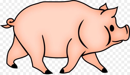 Поросенок мультяшный