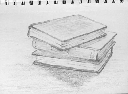 Книга рисунок карандашом