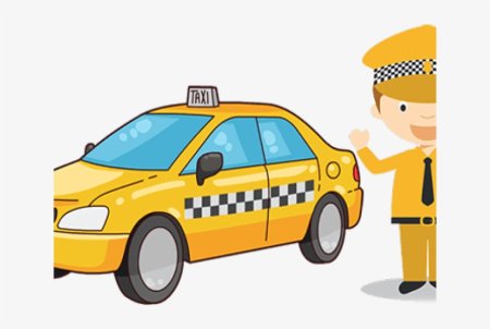 Детские рисунки про такси