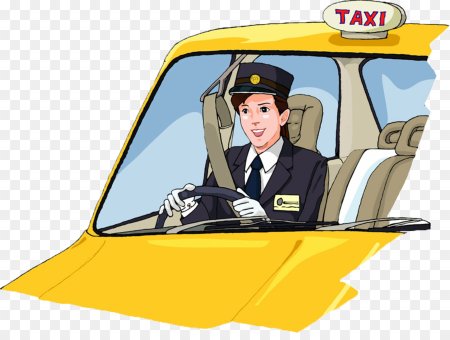 Раскраска такси