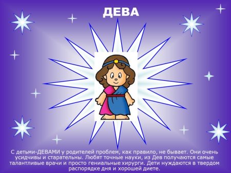 Дева знак зодиака мультяшный