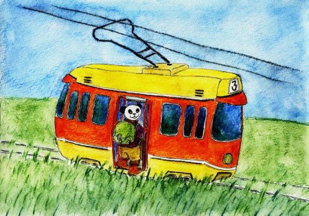 Нарисовать трамвай