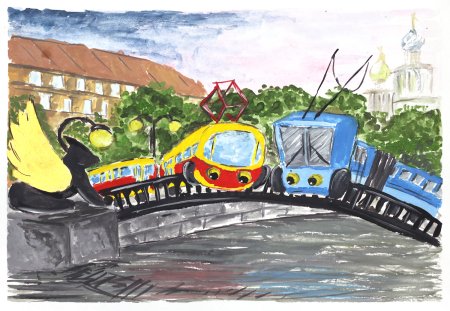 Троллейбус для дошкольников