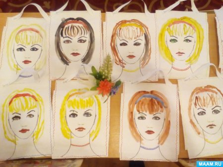 Портрет мамы старшая группа