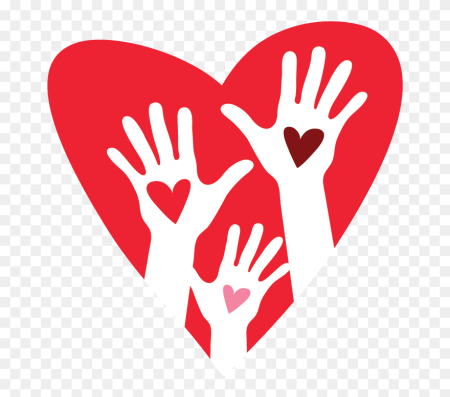 Сердце из ладошек