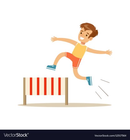 Бег с препятствиями дети