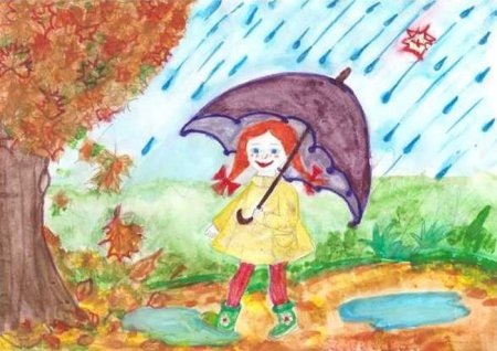 Дождик для детей в детском саду