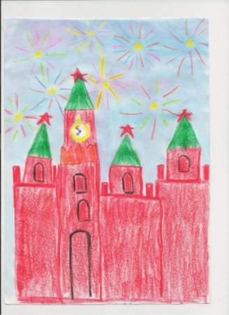 Рисование салют над Ленинградом