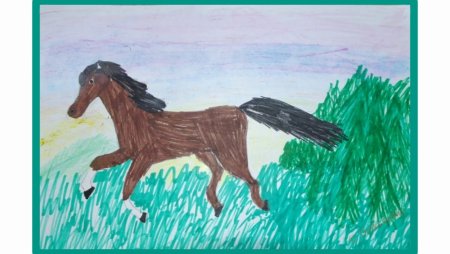 Рисование лошади в подготовительной группе