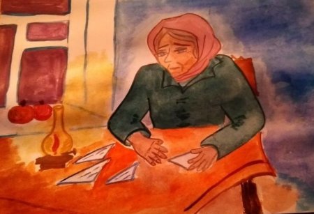 Мать солдата рисунок