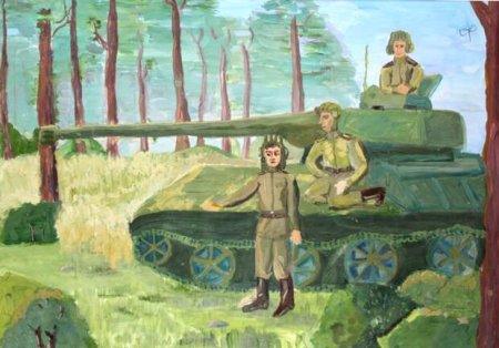 Солдатская мать рисунок