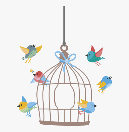 Птичка в клетке