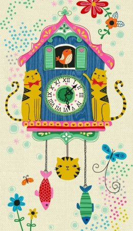 Живопись часы с кукушкой
