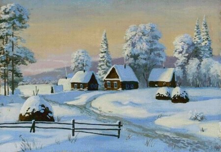 Зимний пейзаж Александр Болотова
