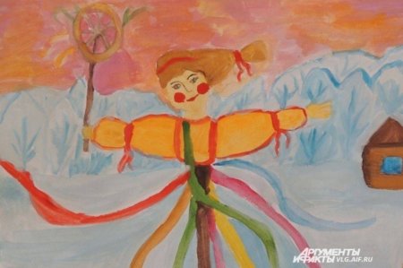 Масленица рисунок