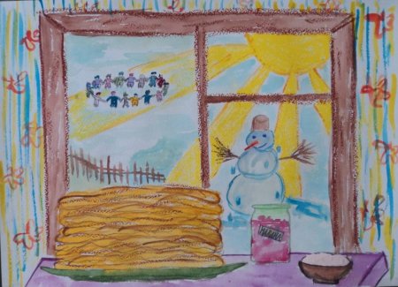 Конкурс рисунков проводы зимы