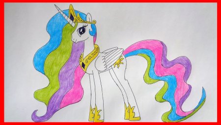 Раскраска. Пони