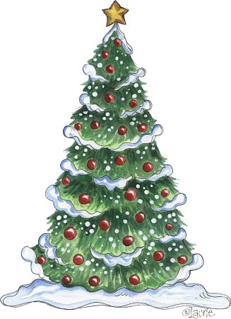 Елка раскраска
