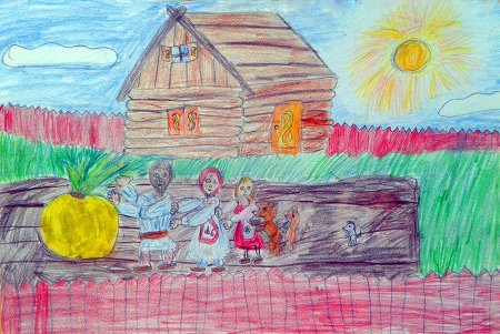 Репка рисунок для детей