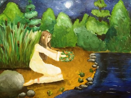 Иван Купала рисунок детский