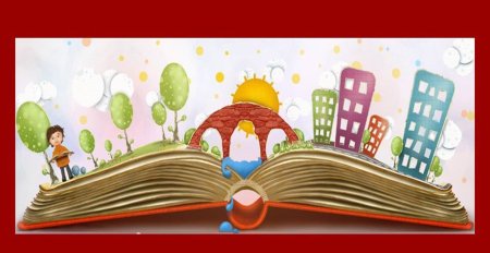 Книга сказок на прозрачном фоне