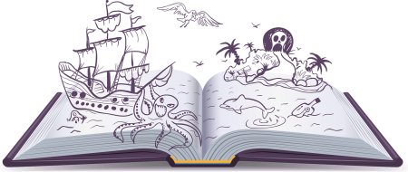 Сказкотерапия на белом фоне