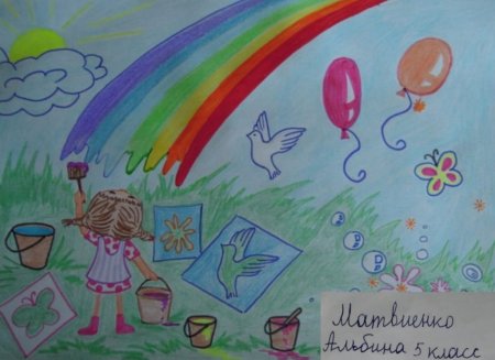 Мир глазами детей рисунки