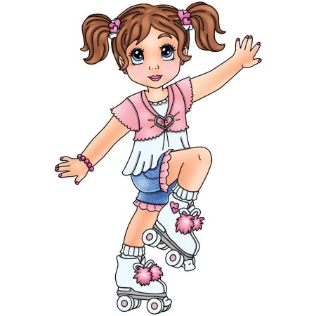 Мультяшная девочка