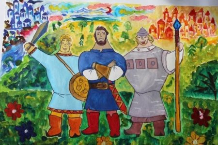 Защитника Отечества "защитники земли русской" ричсунок