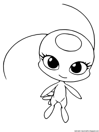 Тики раскраска