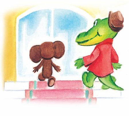 Чебурашка и крокодил Гена герои