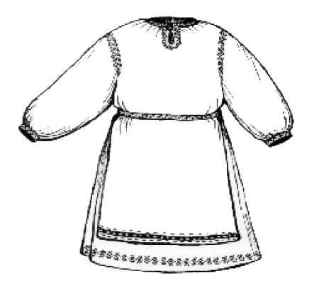 Рисование русского народного костюма