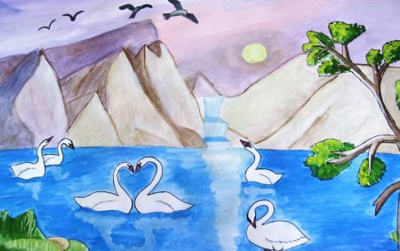 Рисунок на тему красота воды
