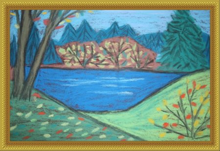 Красота воды детский рисунок