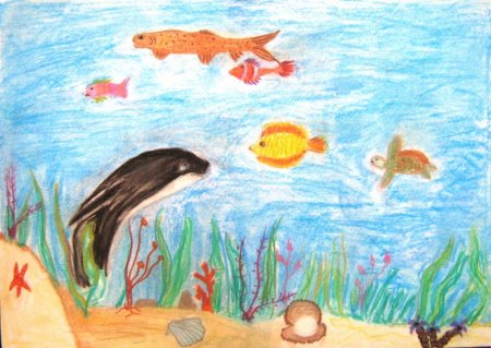 Рисунок на тему мир воды
