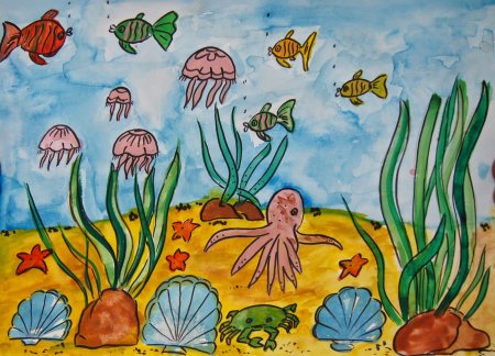 Изо рыбка в аквариуме