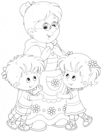 Бабушка и внучка