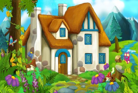 Домики из мультфильмов