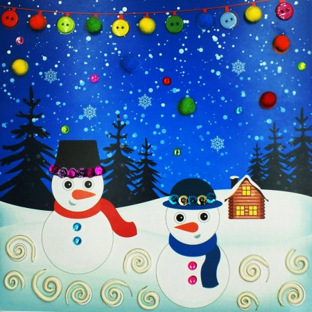 Новогодние аппликации для детей