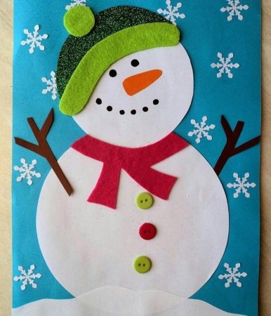 Аппликация. Новый год