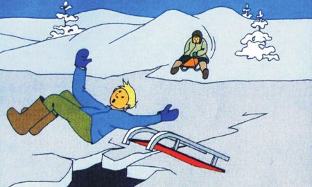 Раскраска осторожно тонкий лед для детей