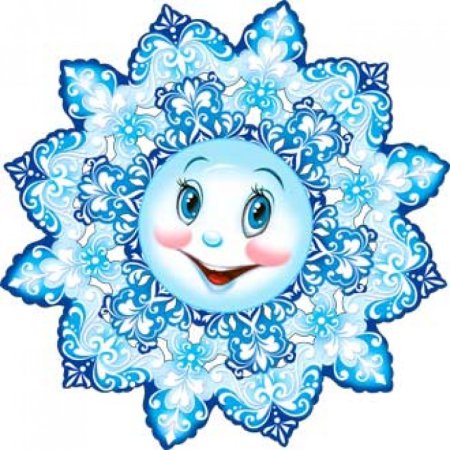 Снежинки с глазками