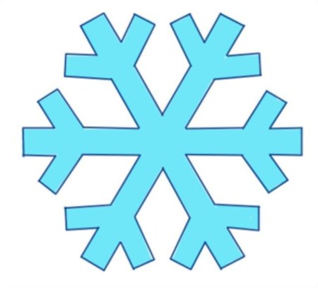 Снежинка для дошкольников