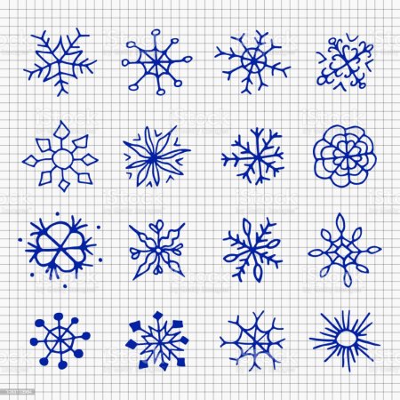 Веселые снежинки