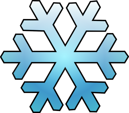 Снежинка мультяшная