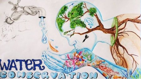 Лозунг берегите воду