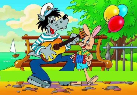 Сюжет из мультфильма ну погоди