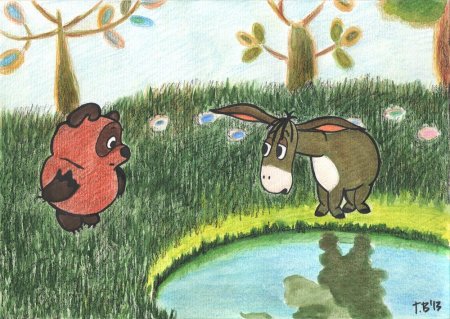 Раскраска "ну, погоди!"