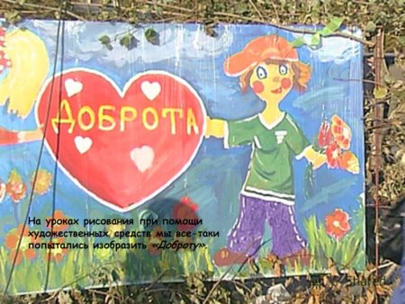Рисунок на тему день добра
